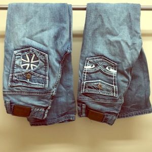 Two pair  boys size 12 jeans